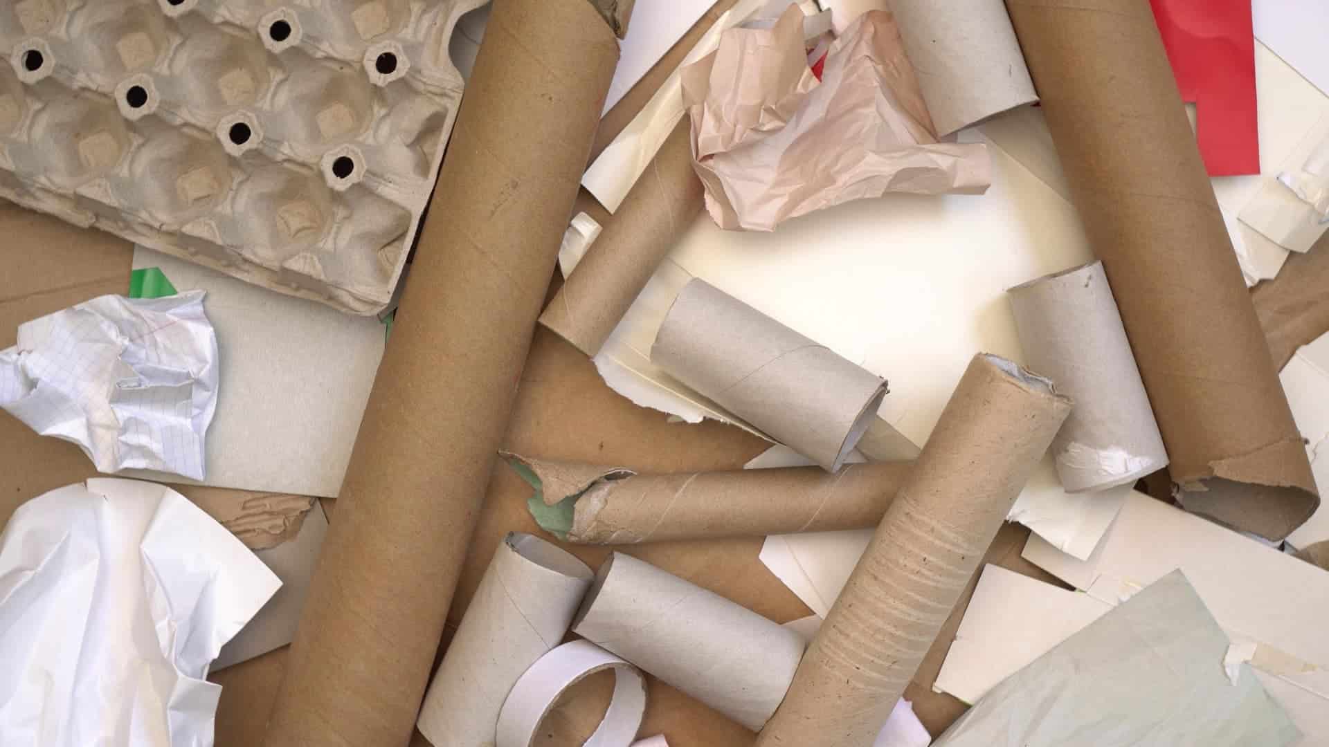 Cardboard and paper recycling