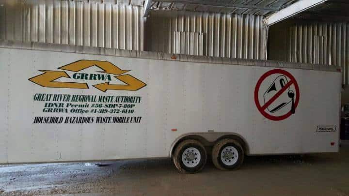 GRRWA Semi trailer for recycling